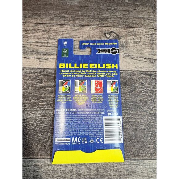 UNO Billie Eilish Add-On Pack | Limited Edition Card Expansion | Mattel 2023 | C - Picture 2 of 3